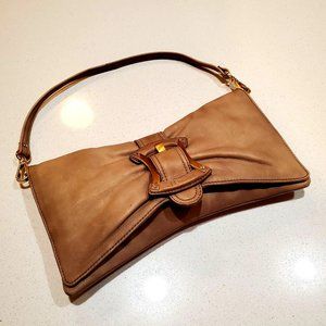 B. MAKOWSKY Genuine Leather Wristlet Clutch